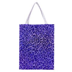 Blue Leopard  All Over Print Classic Tote Bag