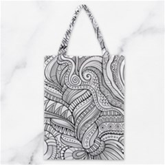 Zentangle Art Patterns Classic Tote Bag