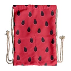 Seamless Watermelon Surface Texture Drawstring Bag (large)