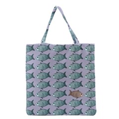 Fishes Pattern Background Theme Grocery Tote Bag