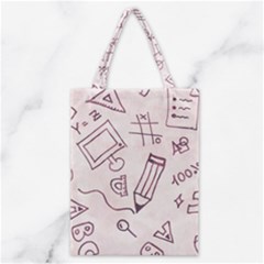 Background Pattern Doodle Wallpaper Classic Tote Bag