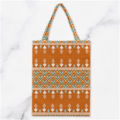 Winter Wonderland Seamless Pattern: Christmas Trees & Snowflakes On Dark Background Classic Tote Bag