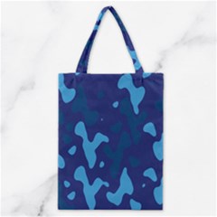 Blue Camouflage Pattern Classic Tote Bag