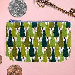 Pine Trees   Large Coin Purse