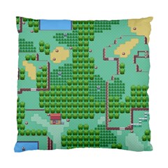 Green Retro Games Pattern Standard Cushion Case (one Side)