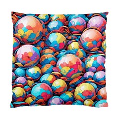 Pattern Seamless Balls Colorful Rainbow Colors Standard Cushion Case (one Side)