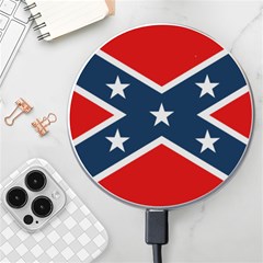 Rebel Flag  Wireless Fast Charger(white)