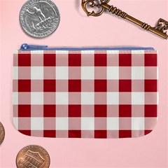 Gingham - 4096x4096px - 300dpi14 Large Coin Purse