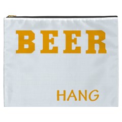 Boxer T- Shirt I Just Want To Drink Beer And Hang With My Boxer Dog T- Shirt Cosmetic Bag (xxxl)