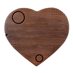 Colorful Labstract Wallpaper Theme Heart Wood Jewelry Box