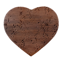 Flowers Nature Wallpaper Background Heart Wood Jewelry Box