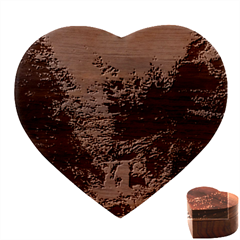 Foroest Nature Trippy Heart Wood Jewelry Box