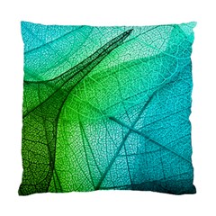 Texture Green Leaf Abstraction 3d Standard Cushion Case (one Side)