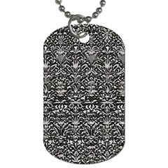 Gothic Leaf Pattern 2 Dog Tag (one Side)