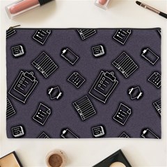 Background Wallpaper Pattern Notes Cosmetic Bag (xxxl)